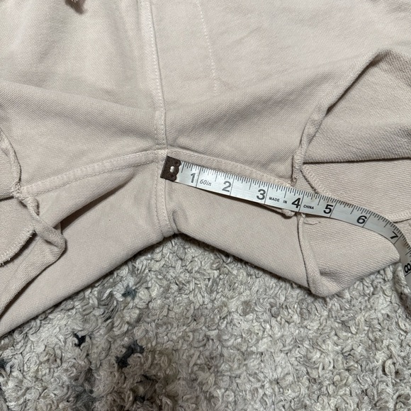 YoungLA Women's Athletic Shorts - Cream and Purple - Picture 5 of 9